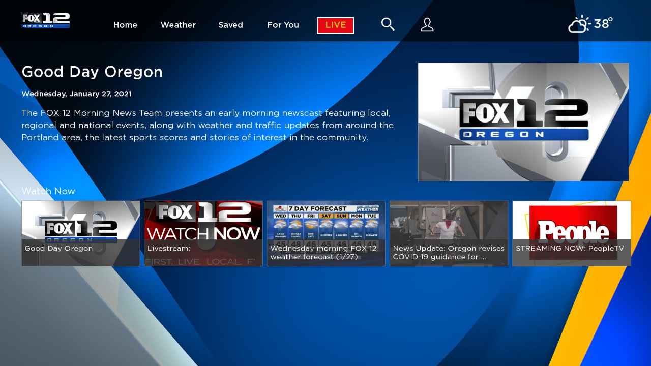 Kptv Fox 12 Oregon News Tv App Roku Channel Store Roku