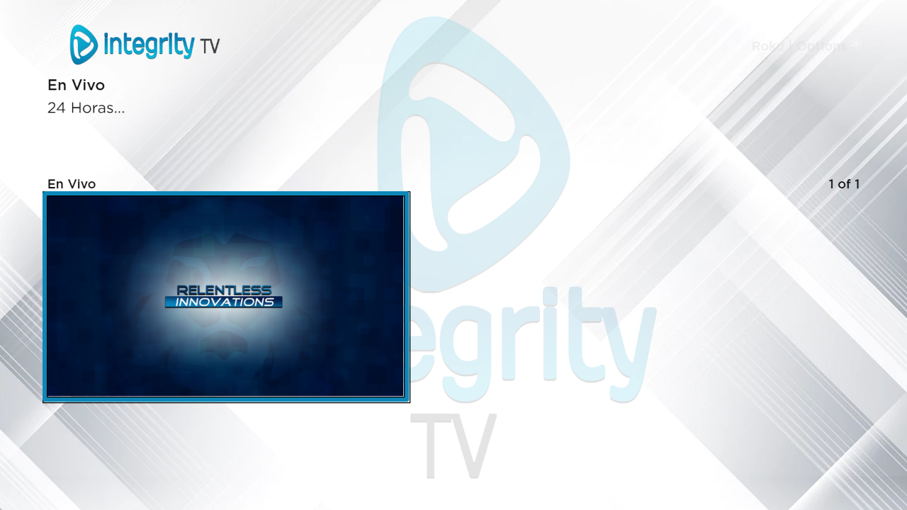 Integrity TV TV App Roku Channel Store Roku