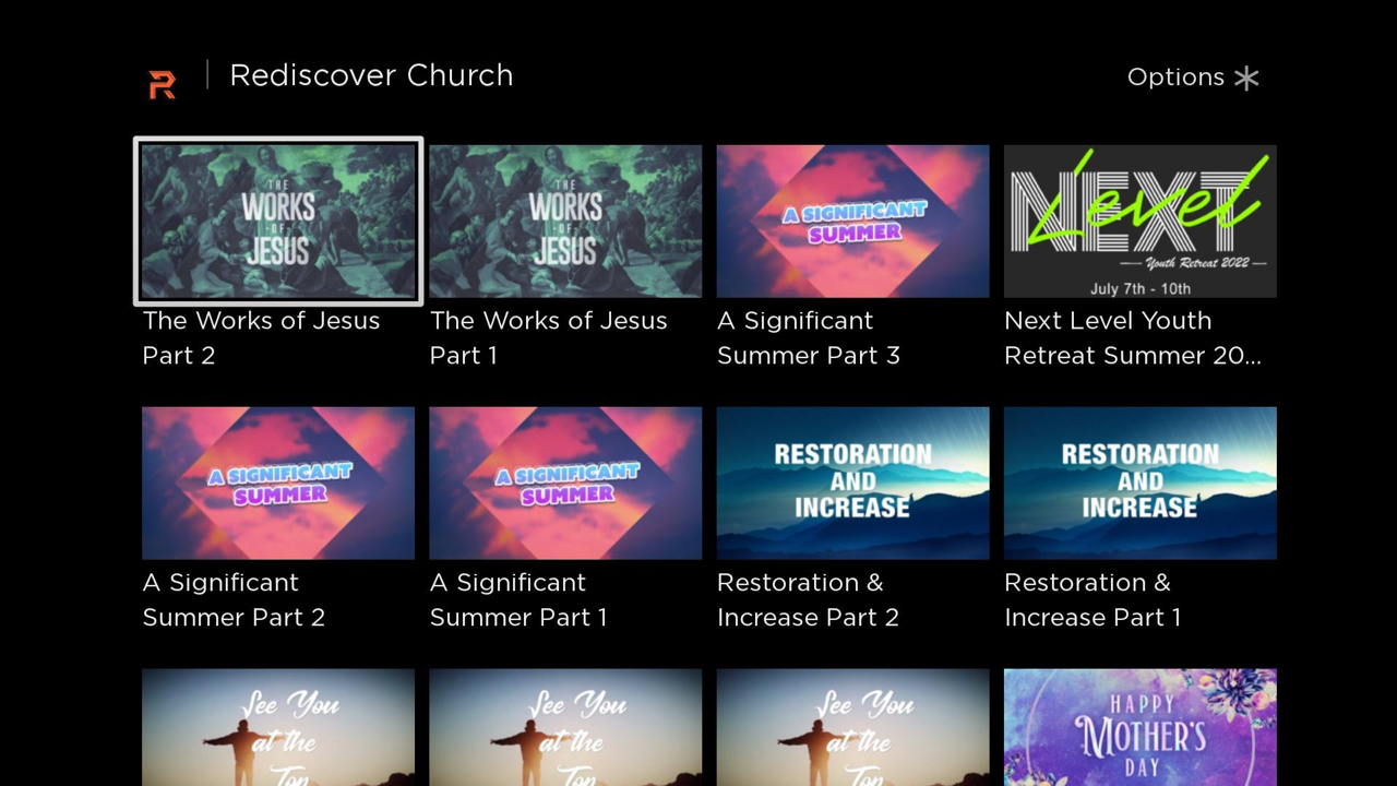 Rediscover Church App | TV App | Roku Channel Store | Roku