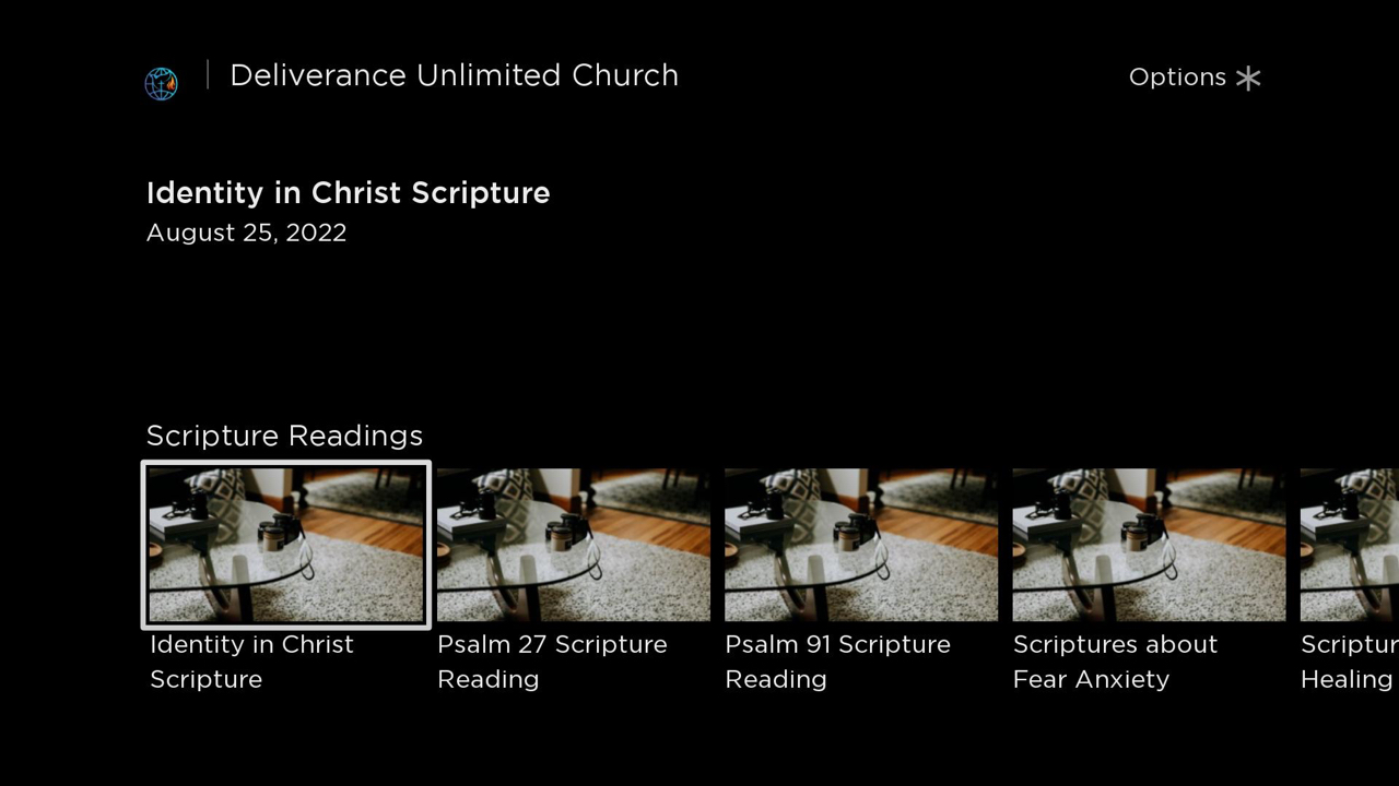 Deliverance Unlimited Church TV App Roku Channel Store Roku