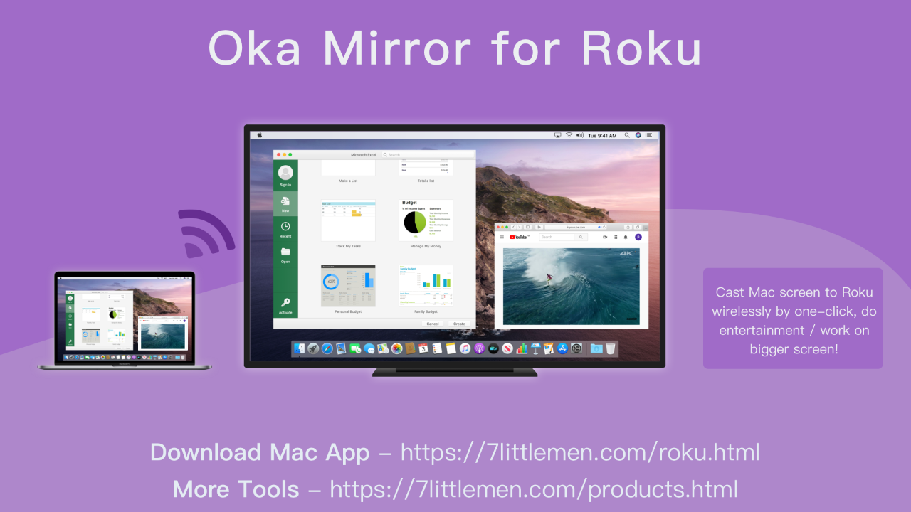 free mirror for roku