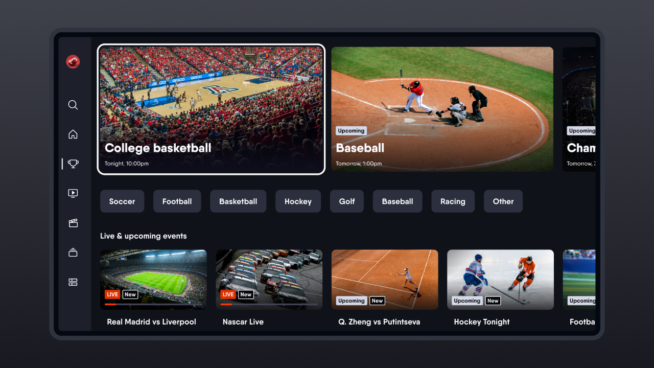 Fubo: Watch Live TV & Sports | TV App | Roku Channel Store | Roku