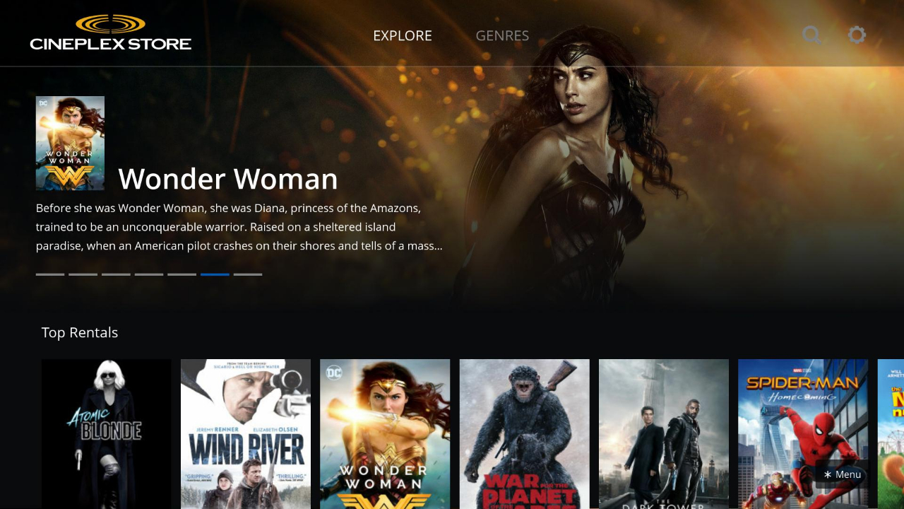 Cineplex Store TV App Roku Channel Store Roku