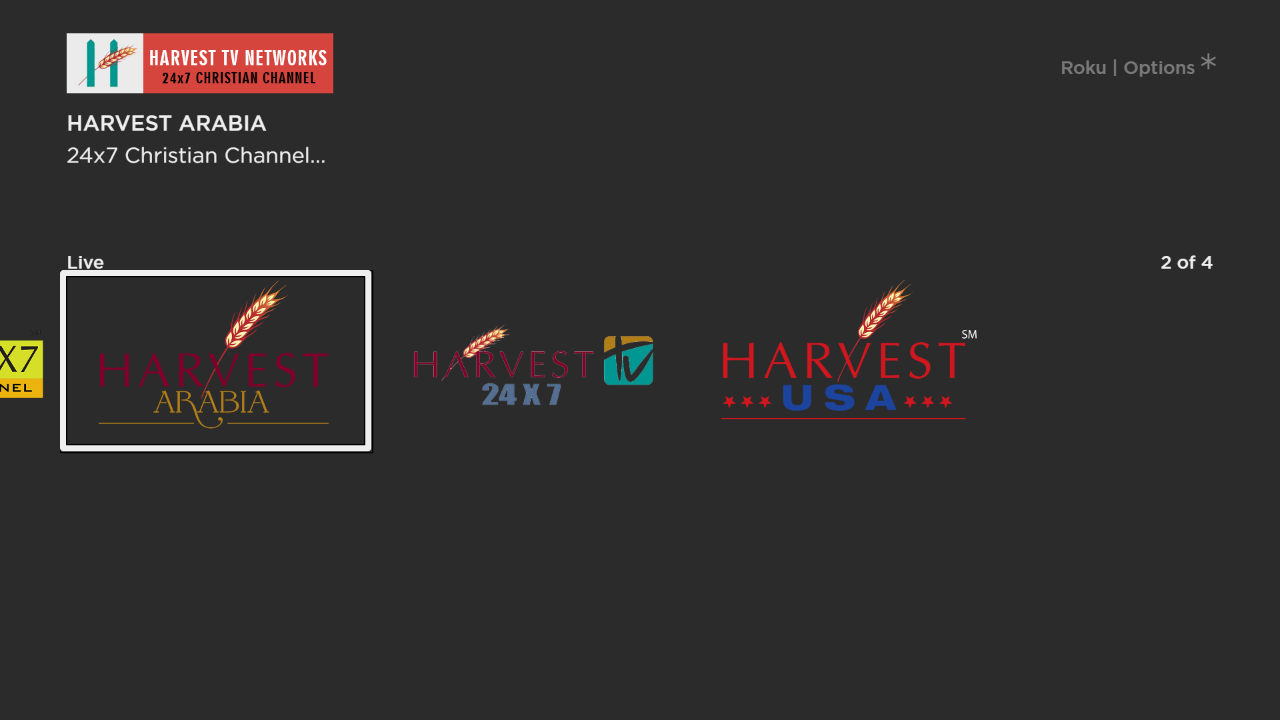 HARVEST TELEVISION NETWORKS TV App Roku Channel Store Roku