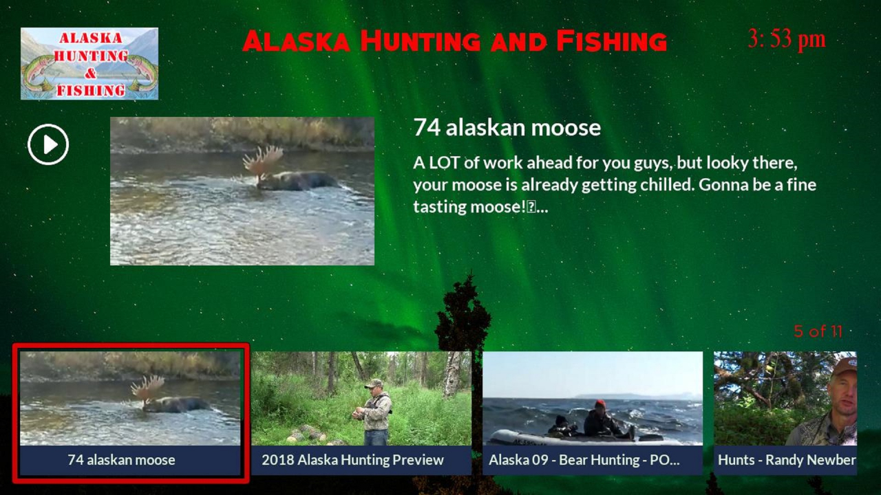 Alaska Hunting and Fishing Roku Channel Store Roku