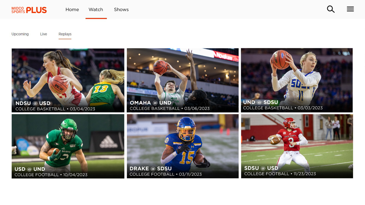 Midco Sports Plus TV App Roku Channel Store Roku
