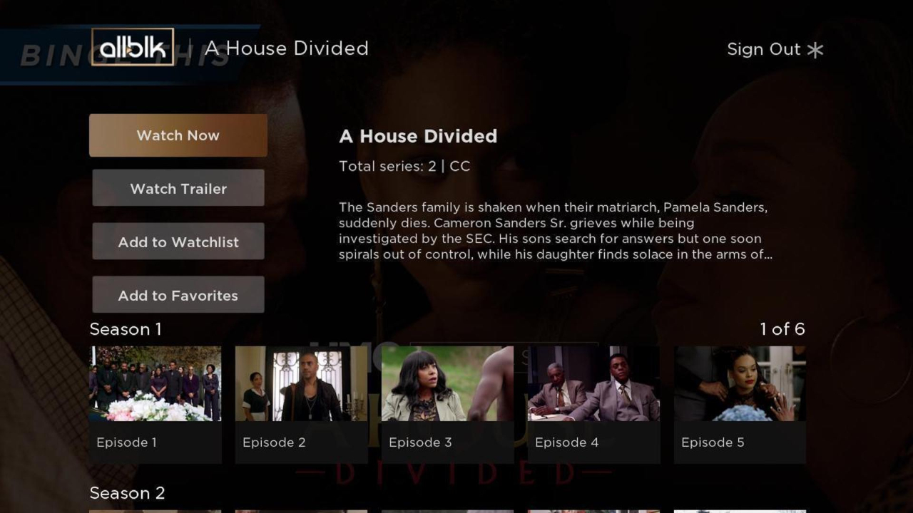 ALLBLK TV App Roku Channel Store Roku