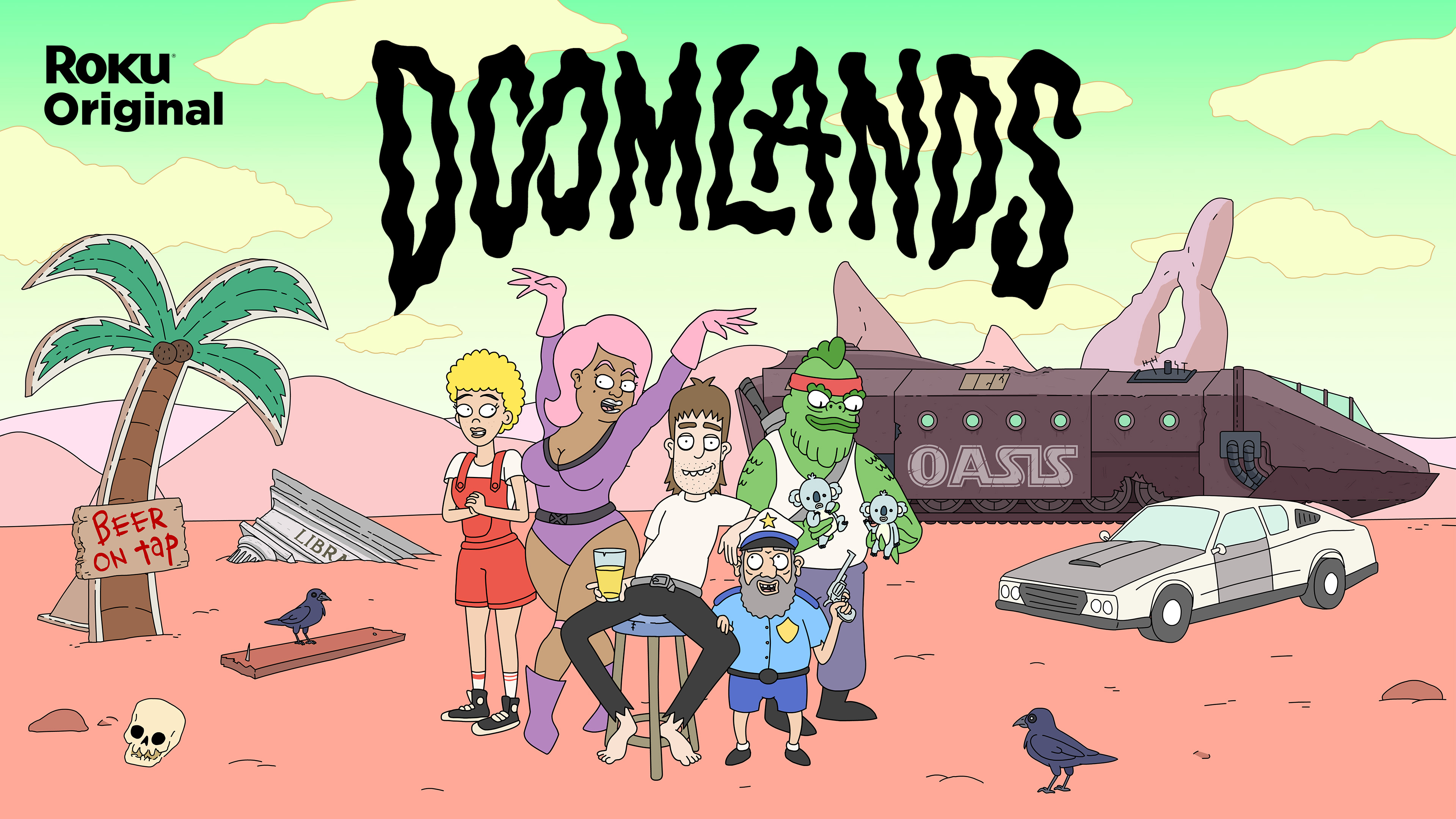 Roku Debuts Its First Adult Animated Scripted Series DOOMLANDS On Jan 28 On The Roku 