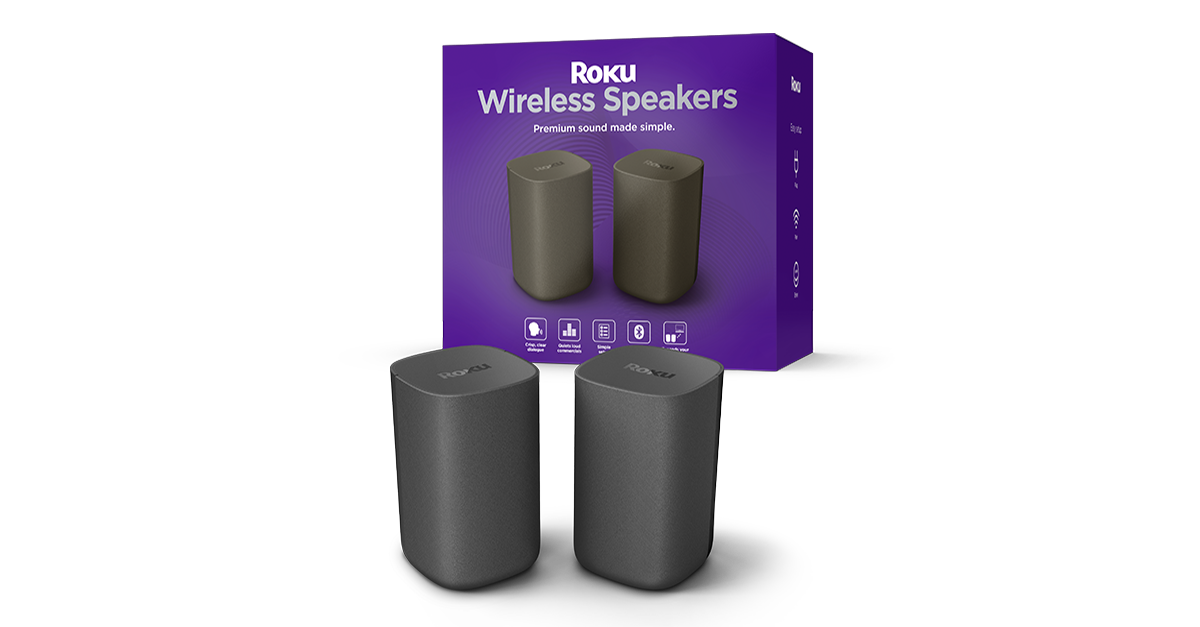 Basistheorie Steen Fonetiek Roku Wireless Speakers | Wireless TV Speakers | Roku