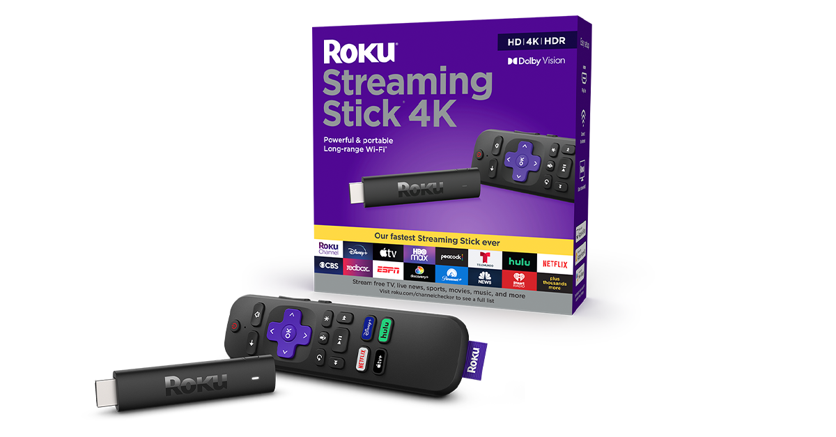 Roku Streaming Stick+ - Headphone Edition - digital multimedia