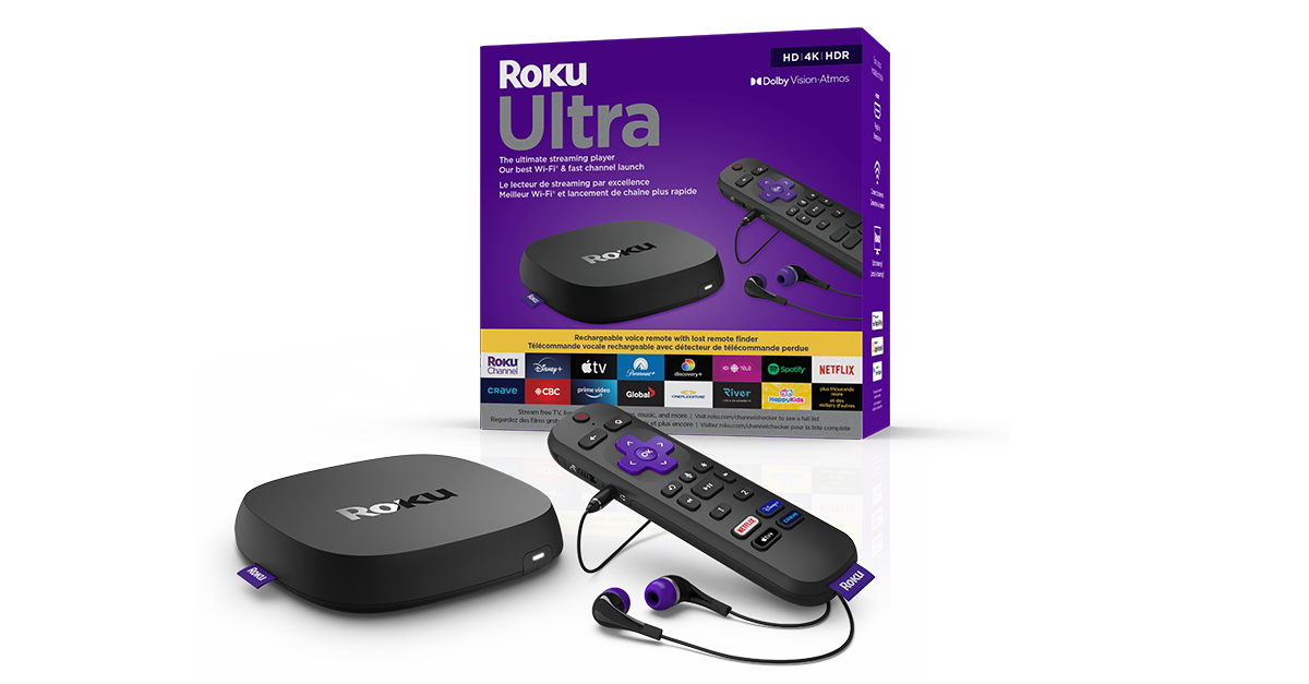 Roku Ultra Our most powerful player ever Buy now at Roku