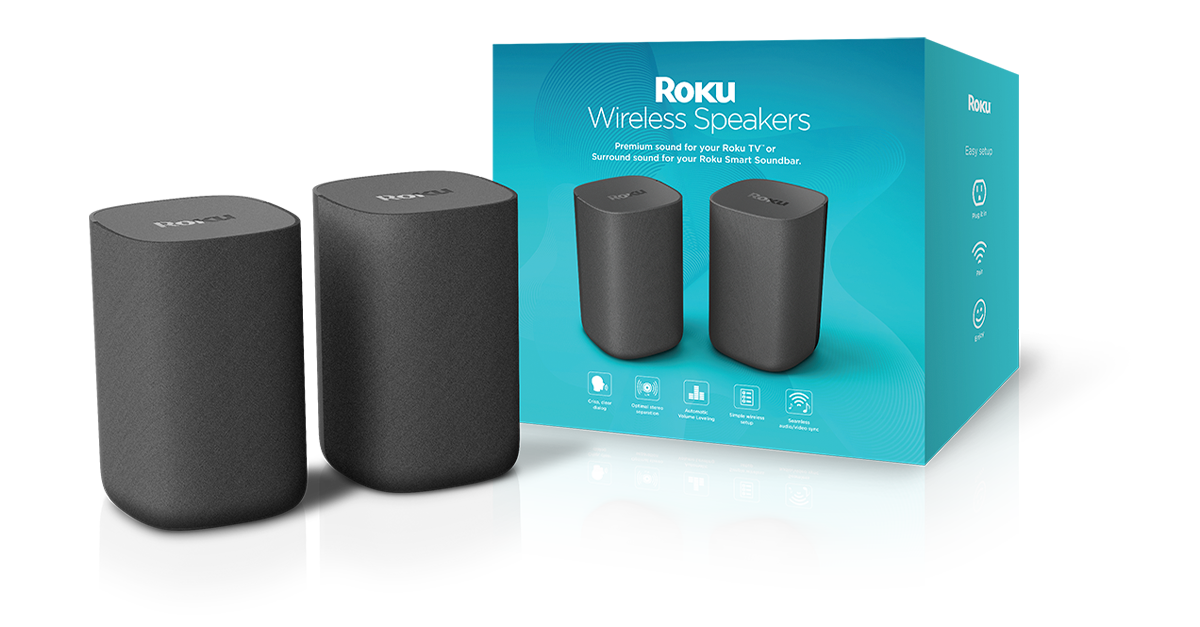 Roku Wireless Speakers | Easily add premium your Roku TV |