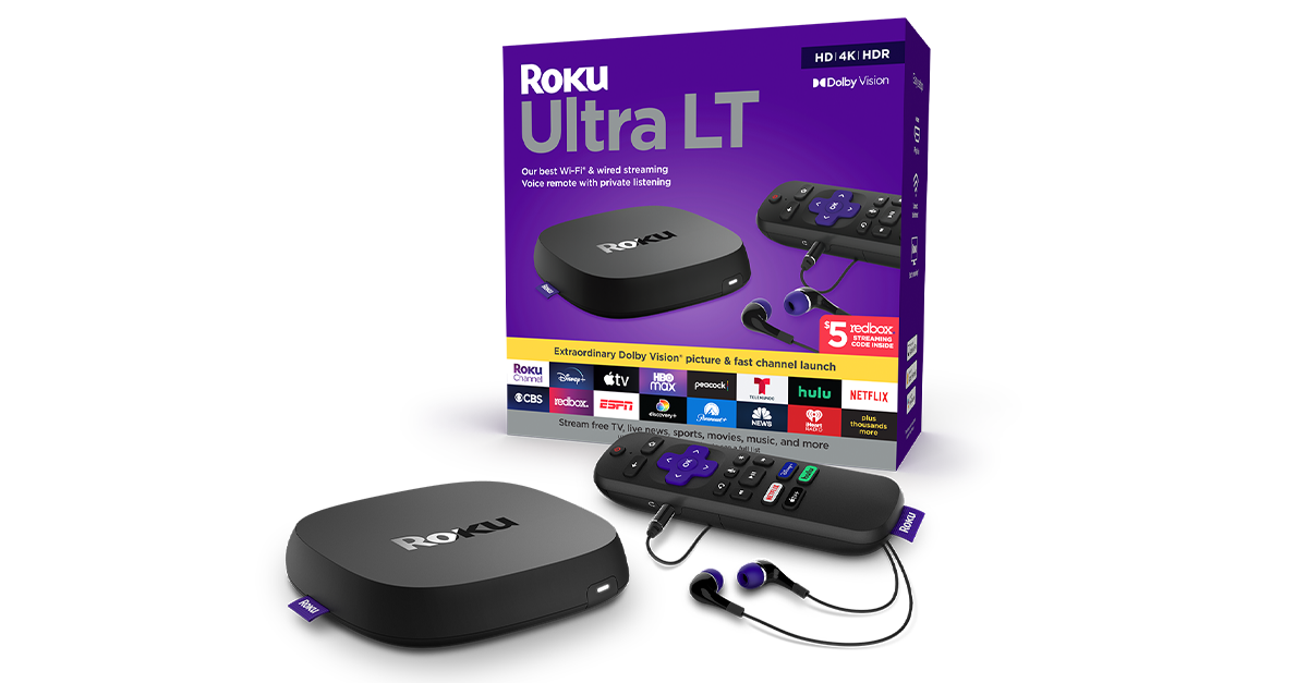 Roku Ultra LT | Powerful 4K streaming | Roku