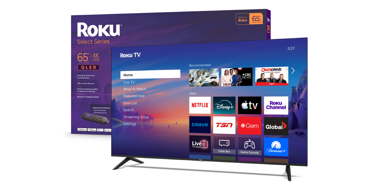 Roku Select Series 4K QLED TVs in 43