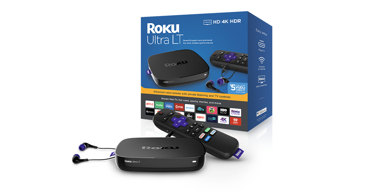 Roku Ultra LT Powerful 4K streaming Roku