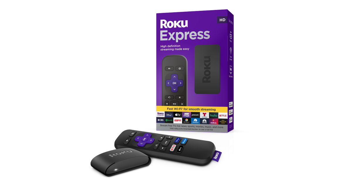 Roku Express | HD Streaming Device for TV. Low Cost. | Roku