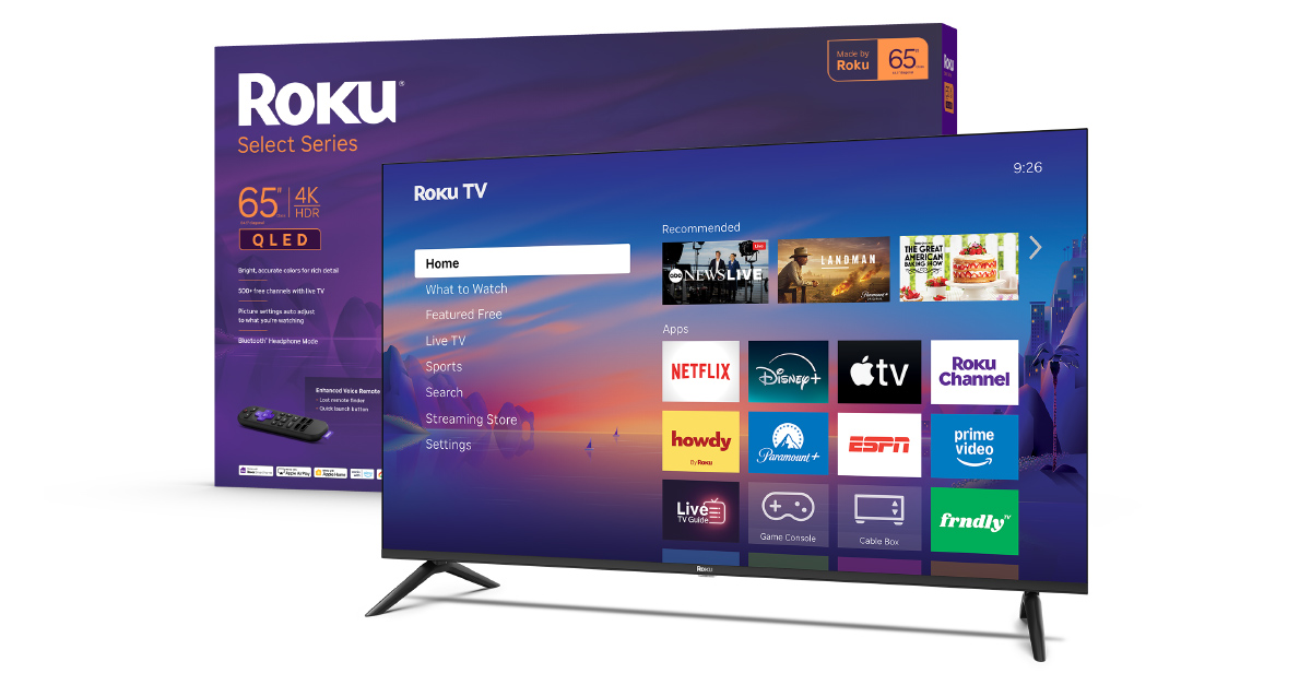 Roku Select Series 4K QLED TVs in 43