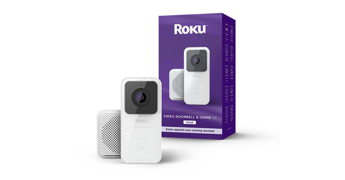 Roku Video Doorbell & Chime SE Doorbell Cameras Roku