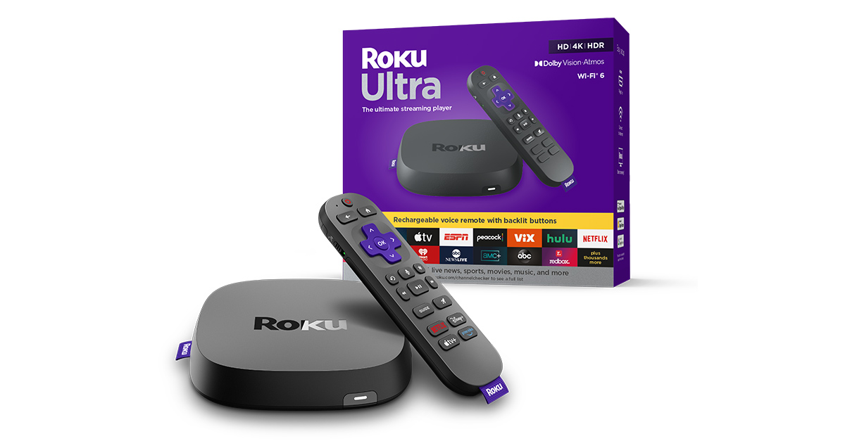 New Roku Ultra deals 2022 4K/HDR/Dolby Vision Streaming Device (Factory Sealed)