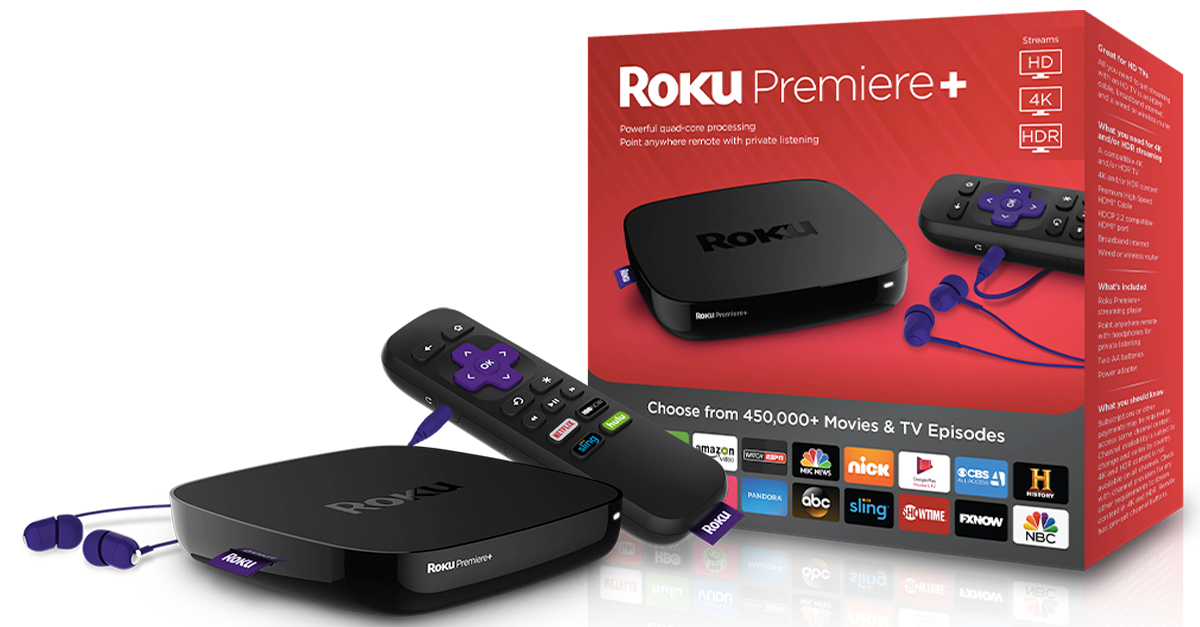 Roku Premiere, 4K HDR Streaming Player