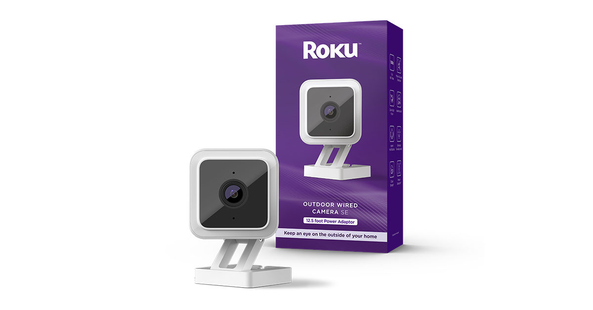 Roku Outdoor Wired Camera SE | Outdoor Security Cameras | Roku