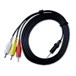 5 ft. Composite A/V Cable (3.5mm to RCA) for Roku